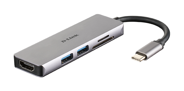 D-Link USB Type C Docking Station for Computer - 3 x USB Por