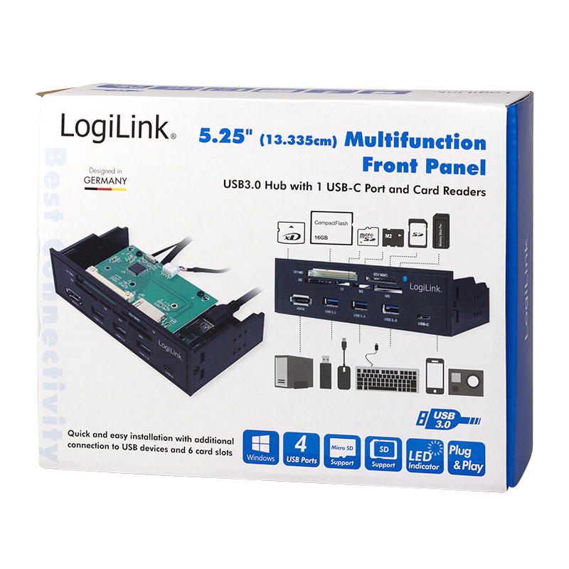 LogiLink Front Panel 5.25