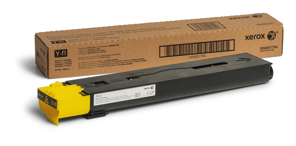 Fluorescent Yellow Toner Cart 006R01794