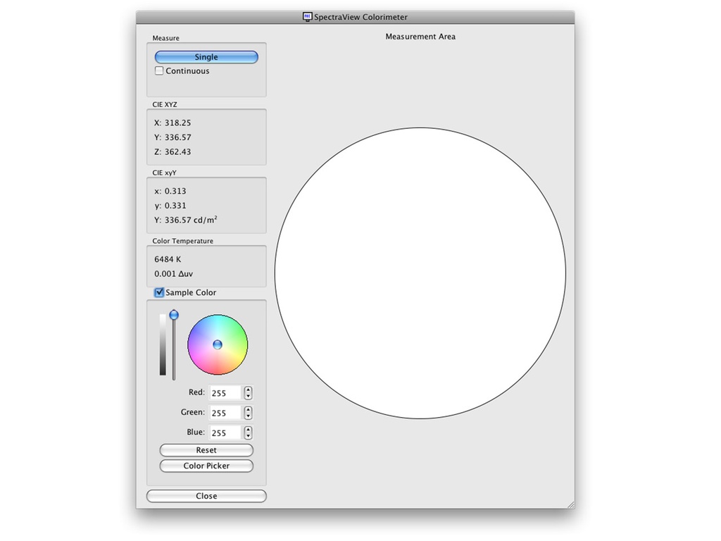 SpectraView II Display Colour Calibratio WRONG100013825