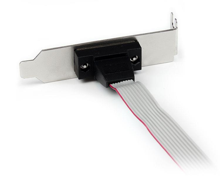 DB9 Serial Port Bracket Header PLATE9M16LP