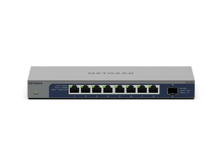 NETGEAR 8PT GIG UM +1P 10G SFP+ Uplink Switch