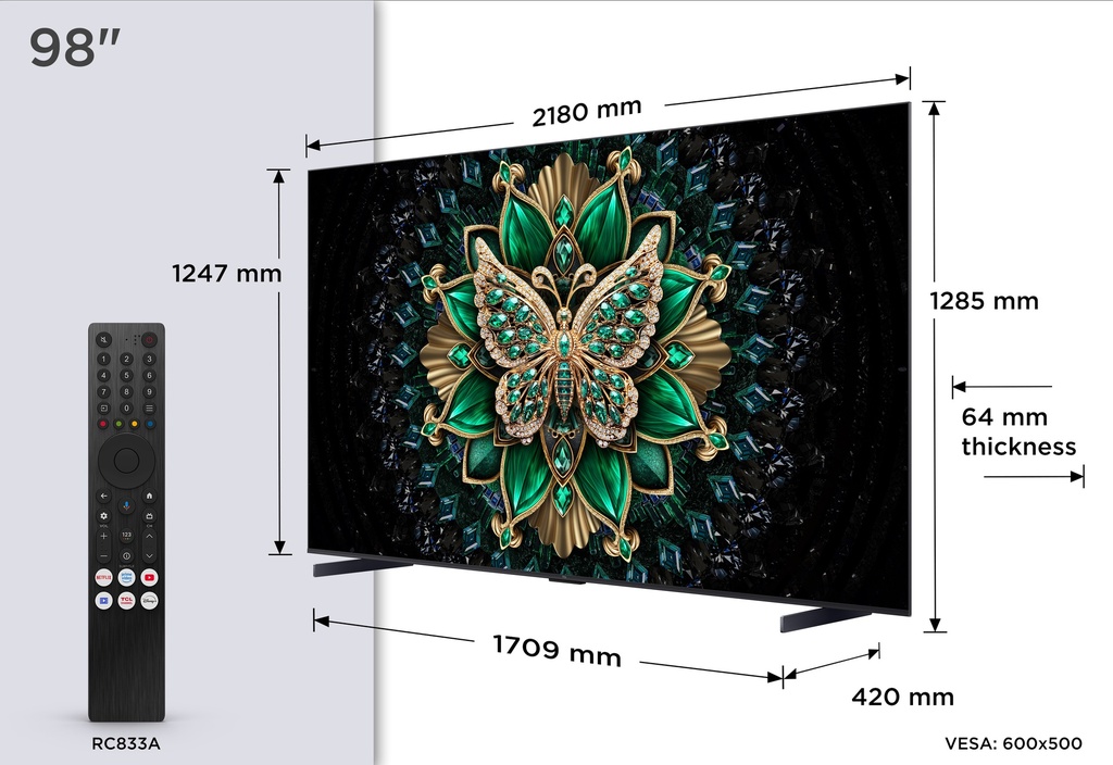 TCL MINI QLED 98MQLED75K