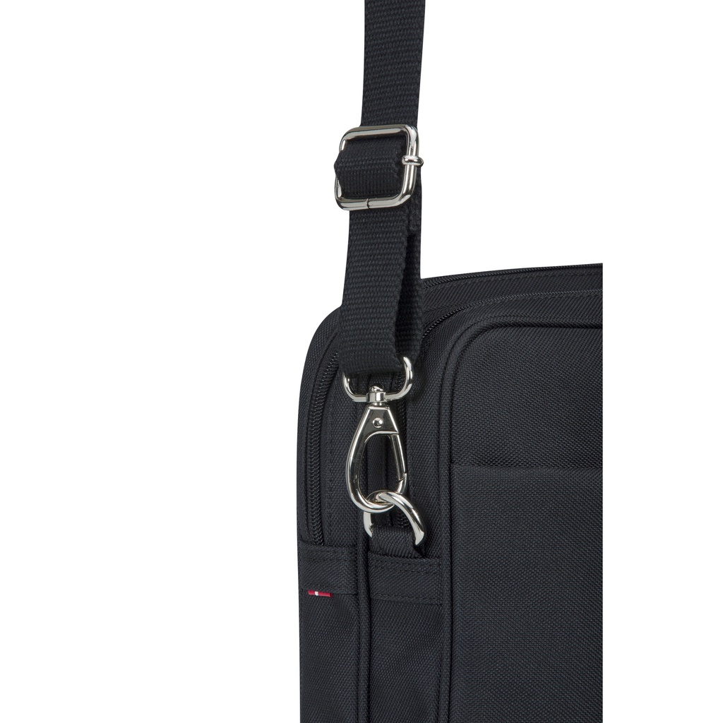Ginza-16" Duo Pocket Laptop Bag Recyc-BK