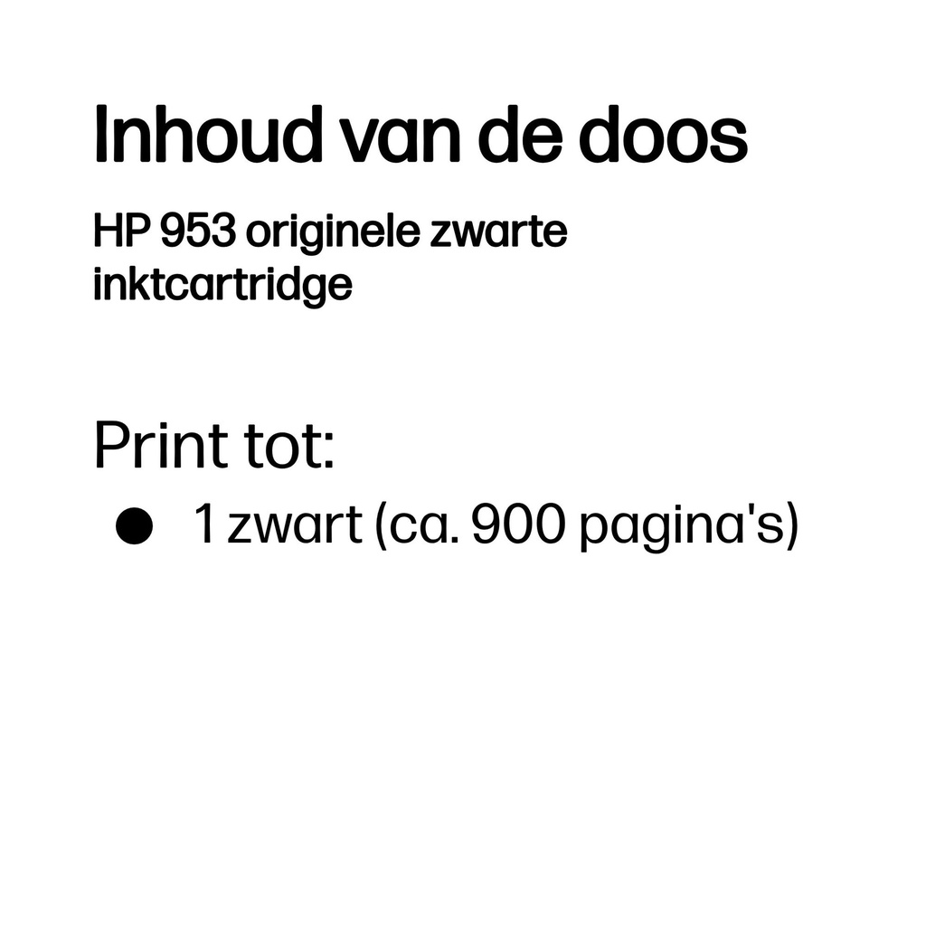 HP CART 953 BLACK