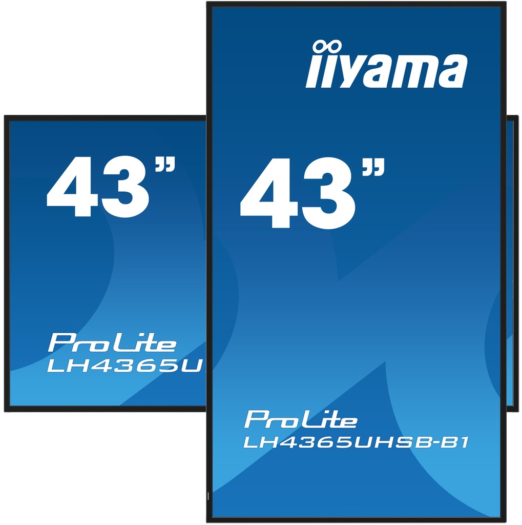 IIYAMA 43"W LCD 4K UHD IPS, 800 cd/m2