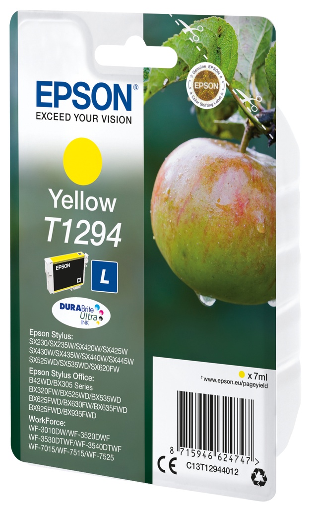 Singlepack Yellow T1294 DURABrite UltraInk