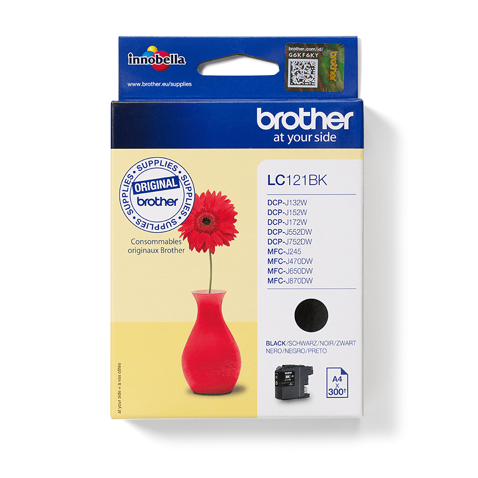 Brother Inktpatroon LC121BK