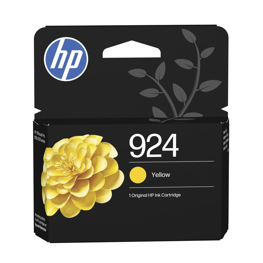HP 924 Jaune  Cartouche