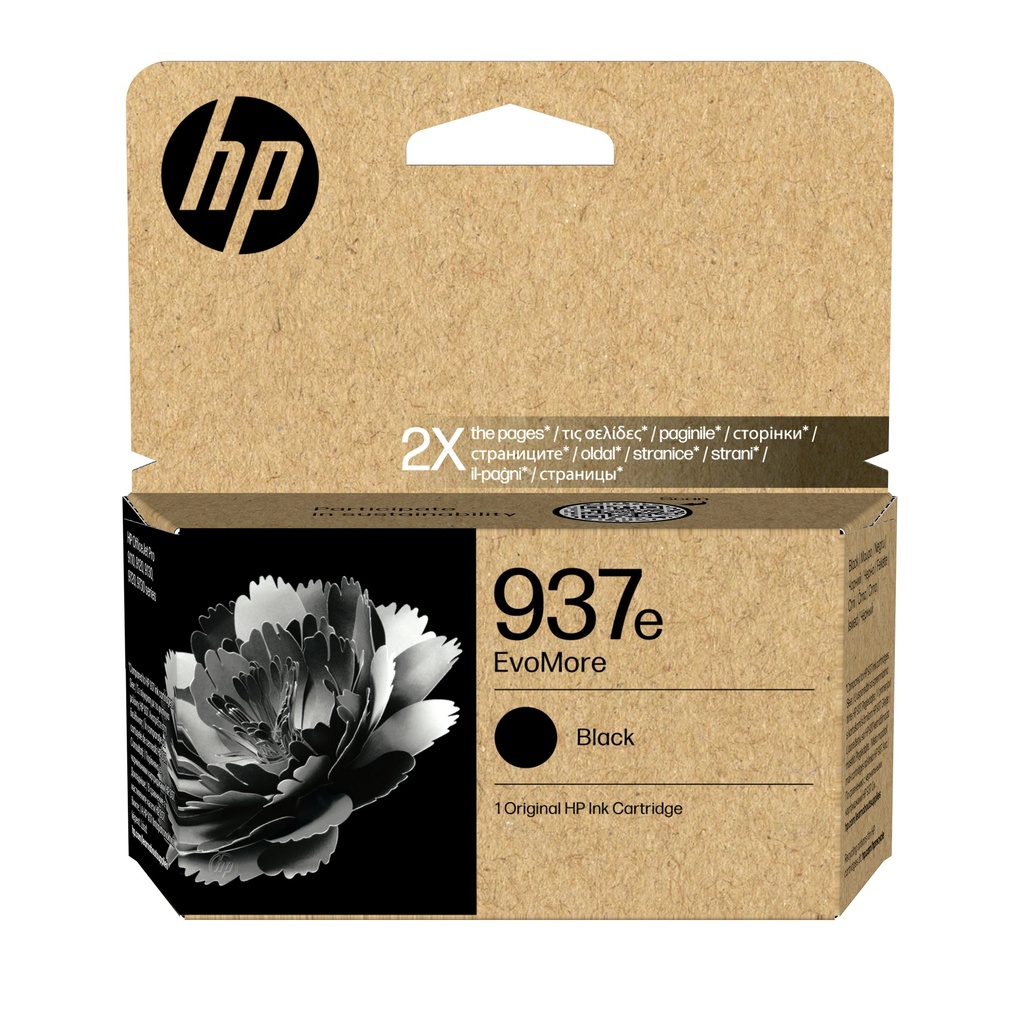 HP 937e EvoMore Black  Inktpatroon